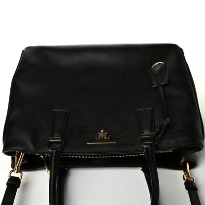 Prada Saffiano Lux Medium Tote Black 6 of 7