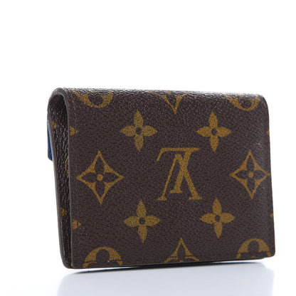Louis Vuitton Monogram Compact Marie Wallet Blue 3 of 11