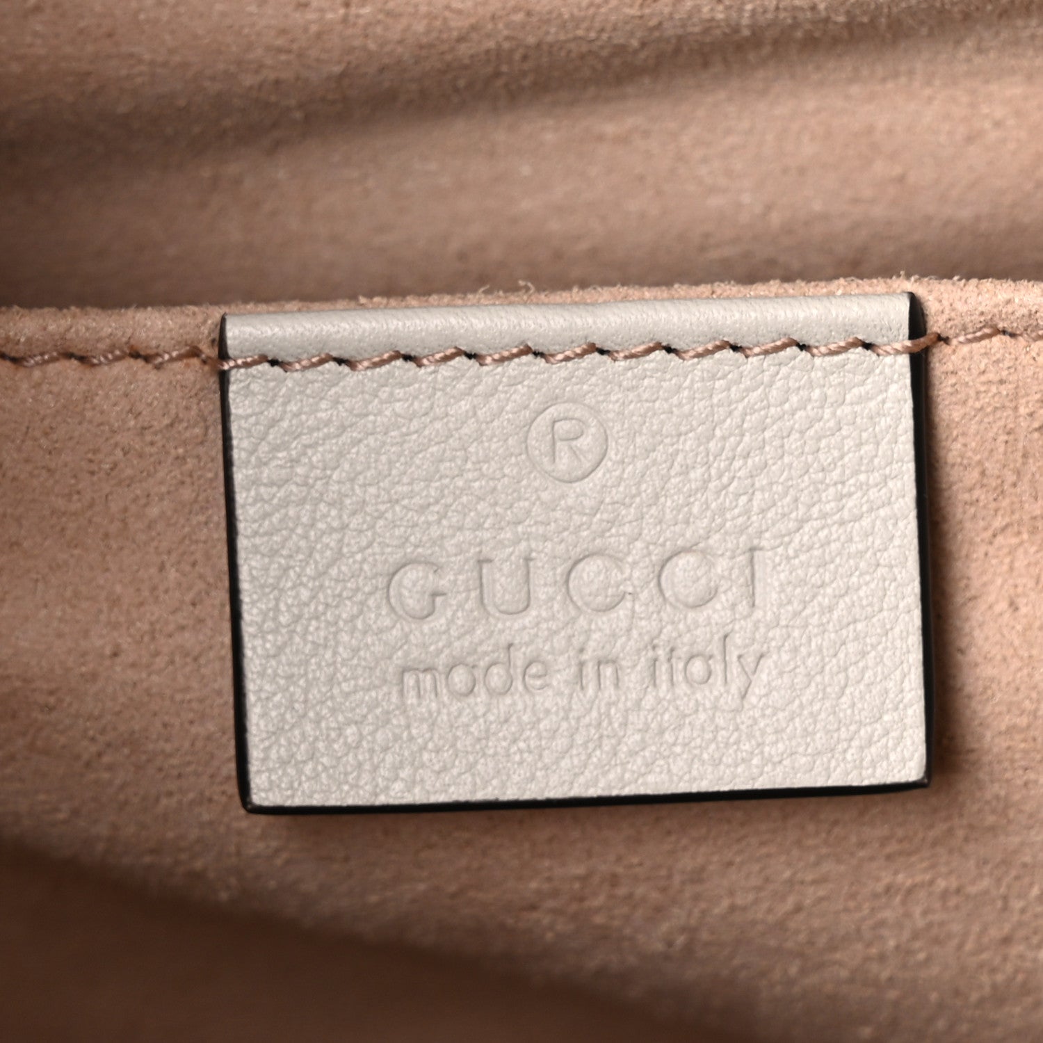 Gucci Wonka Grain Calfskin Small Diana Tote Bag Mystic White Orange Fluo 6 of 10