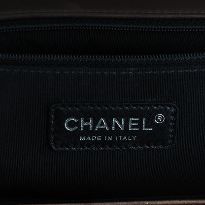 Chanel Faded Calfskin Studded Large Boy Flap Brown Beige 9 of 10