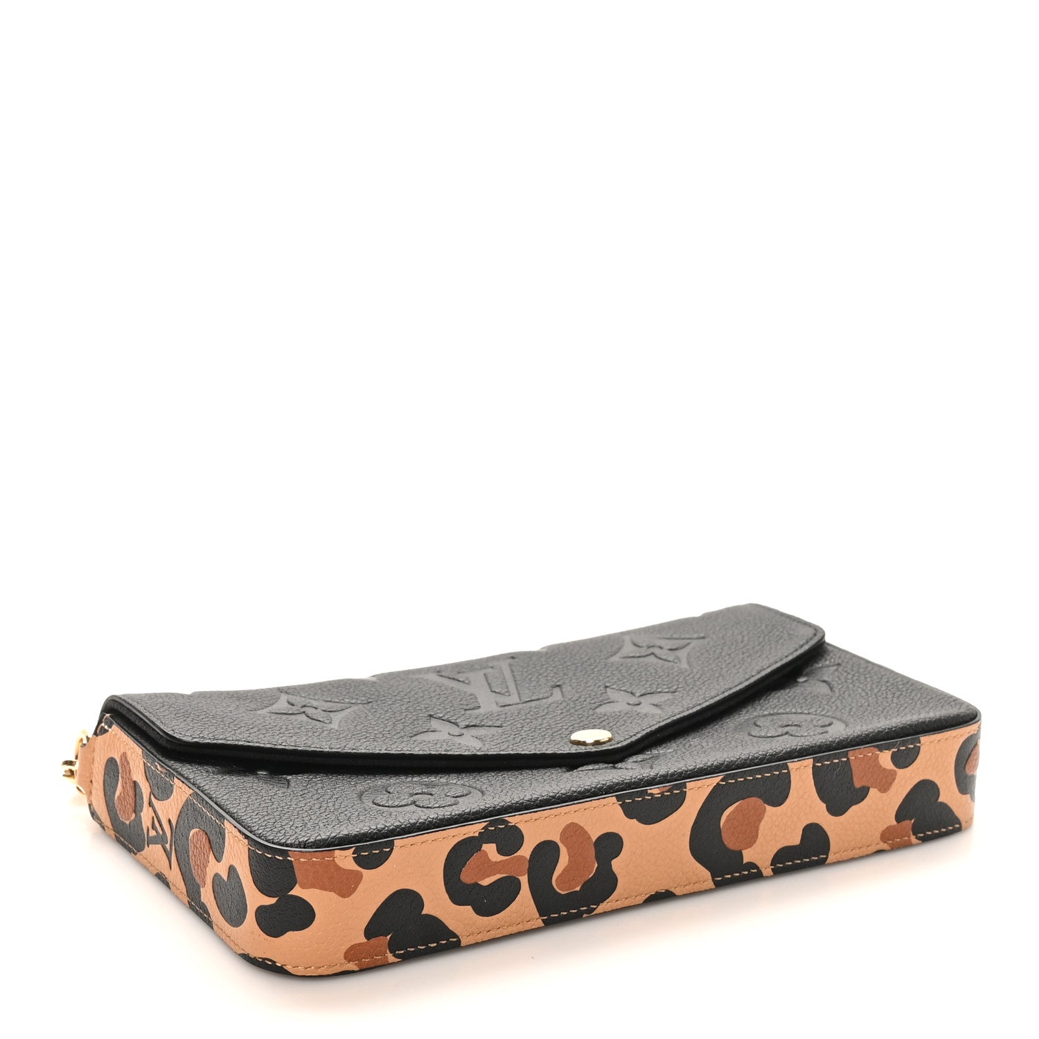 Louis Vuitton Empreinte Monogram Giant Wild At Heart Felicie Pochette Black 5 of 10
