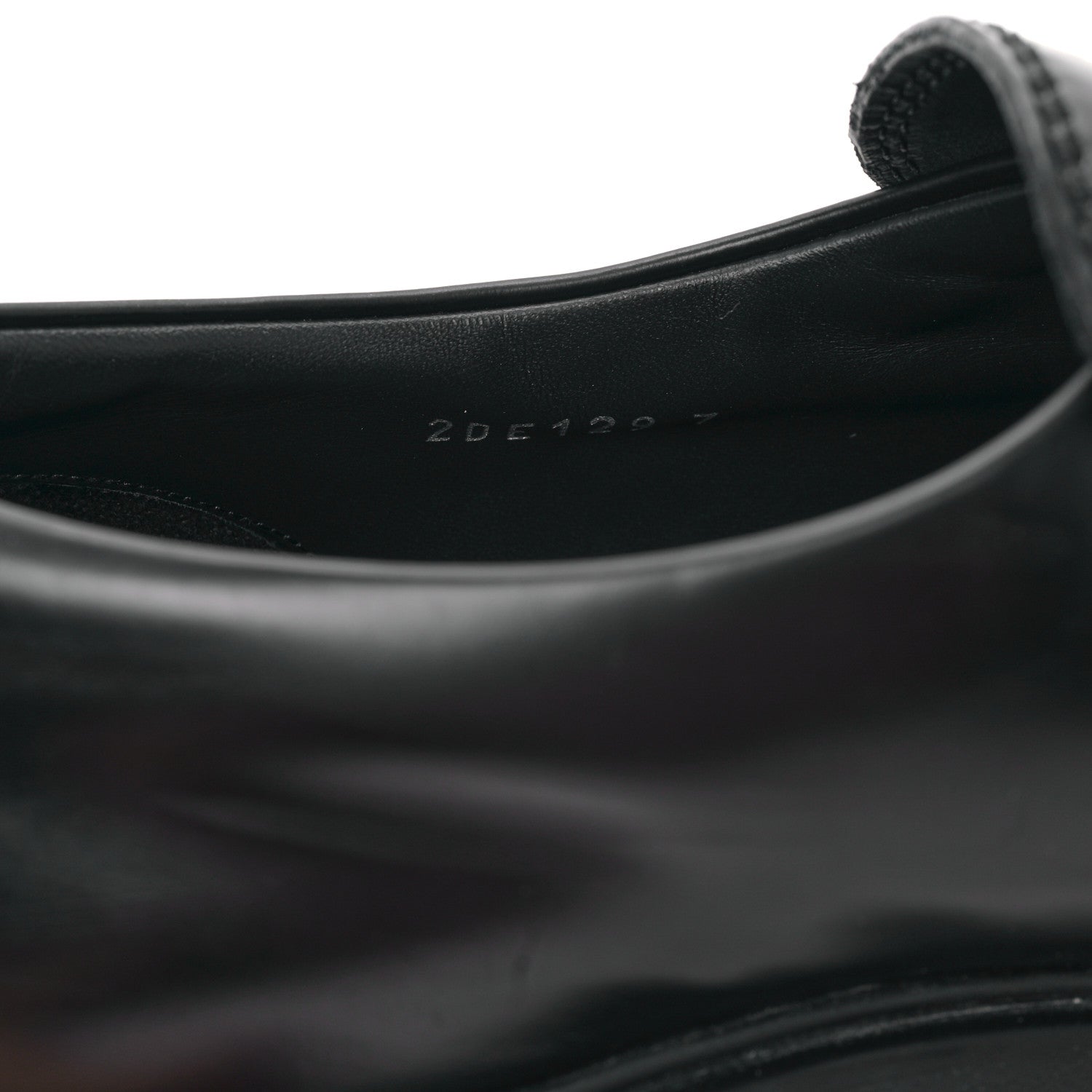 Prada Spazzolato Rois Metal Triangle Logo Mens Monolith 60mm Loafers 7 Black 8 of 8