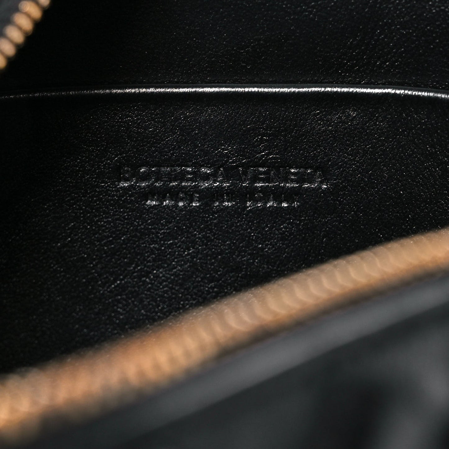 Nappa Intrecciato Mini Loop Camera Bag Black