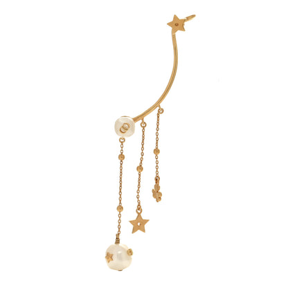 Christian Dior Pearl Perles De Desir Ear Cuff Gold White 1 of 5