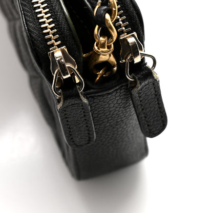 Chanel Caviar Quilted Small Boy Clutch With Chain Black 15 of 15