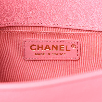 Chanel Caviar Quilted Small Boy Flap Pink 7 of 13