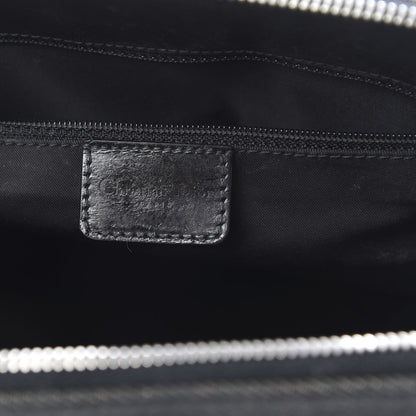 Christian Dior Denim Perforated Trailer Trash Tote Black 6 of 18