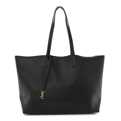 Saint Laurent Calfskin Large Shopping Tote Black 1 of 18
