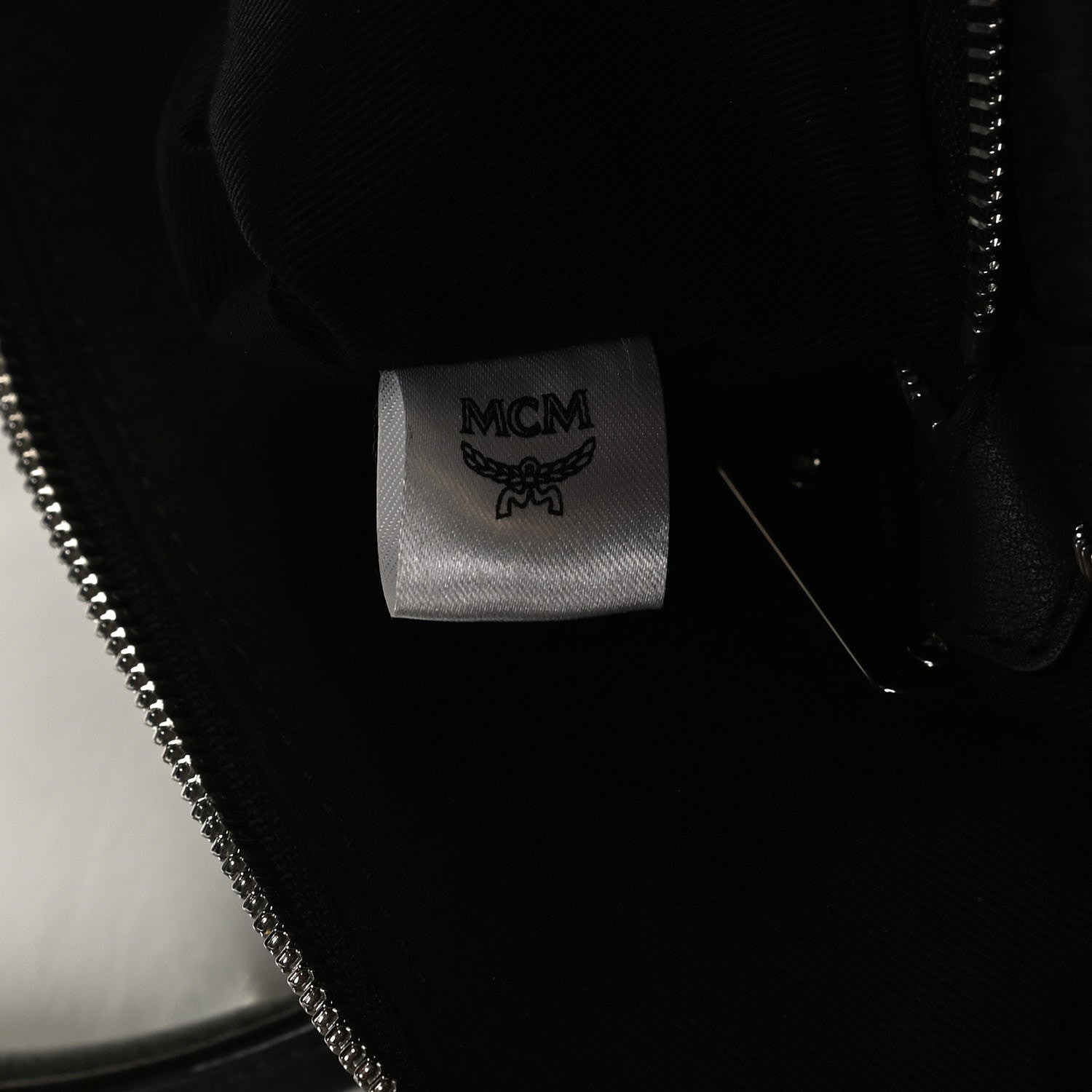 MCM Calfskin Ottomar Monogram Essential Boston Bag Black 6 of 13