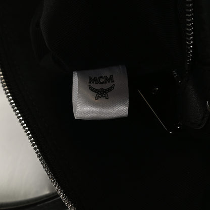 MCM Calfskin Ottomar Monogram Essential Boston Bag Black 6 of 13