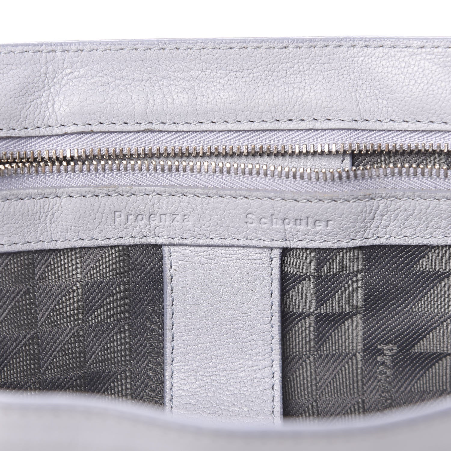 Proenza Schouler Lambskin Medium PS1 Satchel Concrete Grey 6 of 15