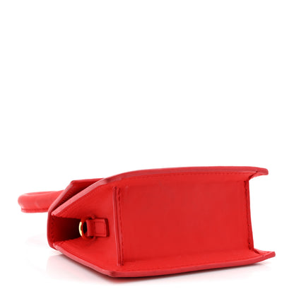 Jacquemus Rubberized Calfskin Le Chiquito Moyen Red 4 of 19