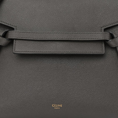 Celine Grained Calfskin Nano Belt Bag Grey 8 of 12