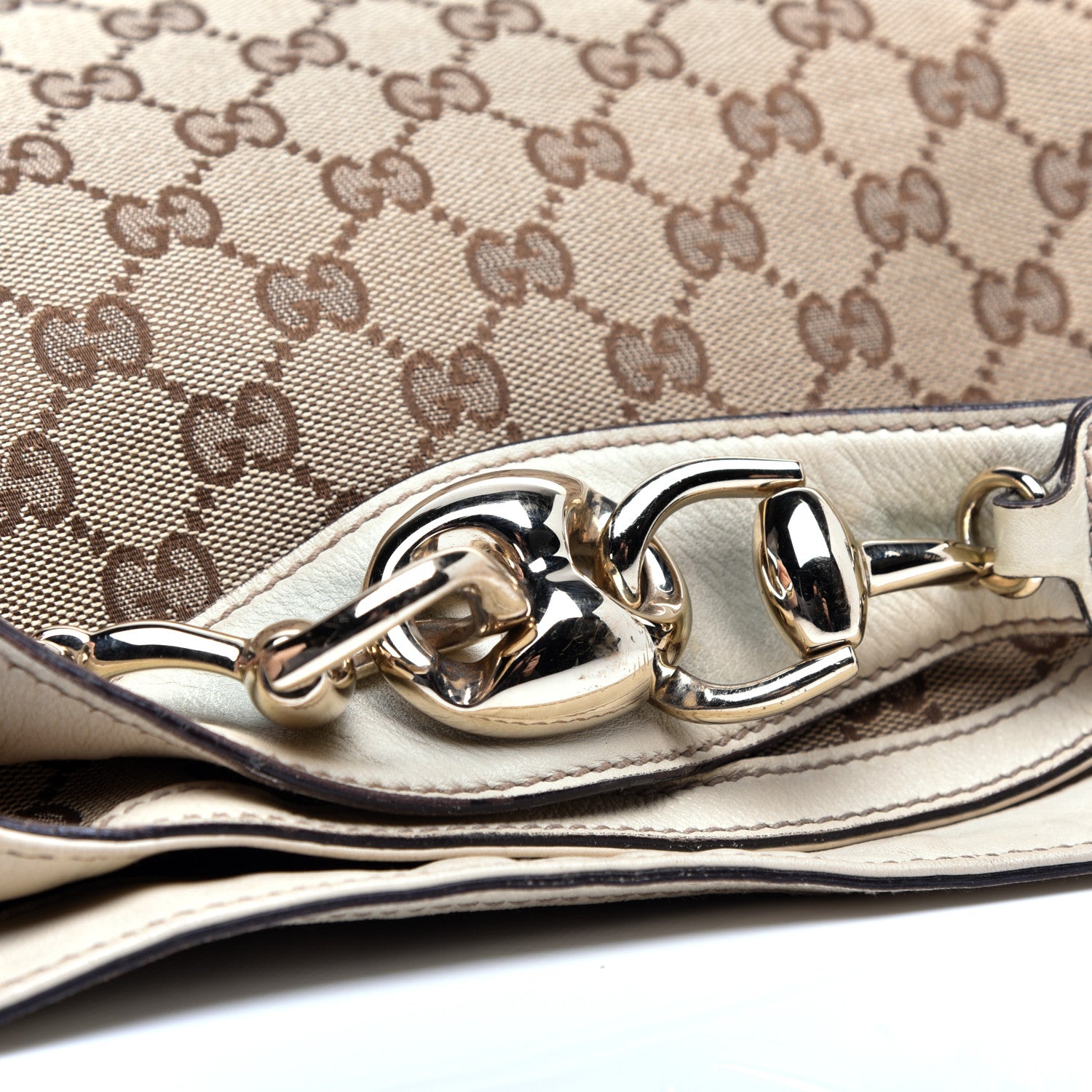 Gucci Monogram Large Wave Hobo Off White 10 of 10