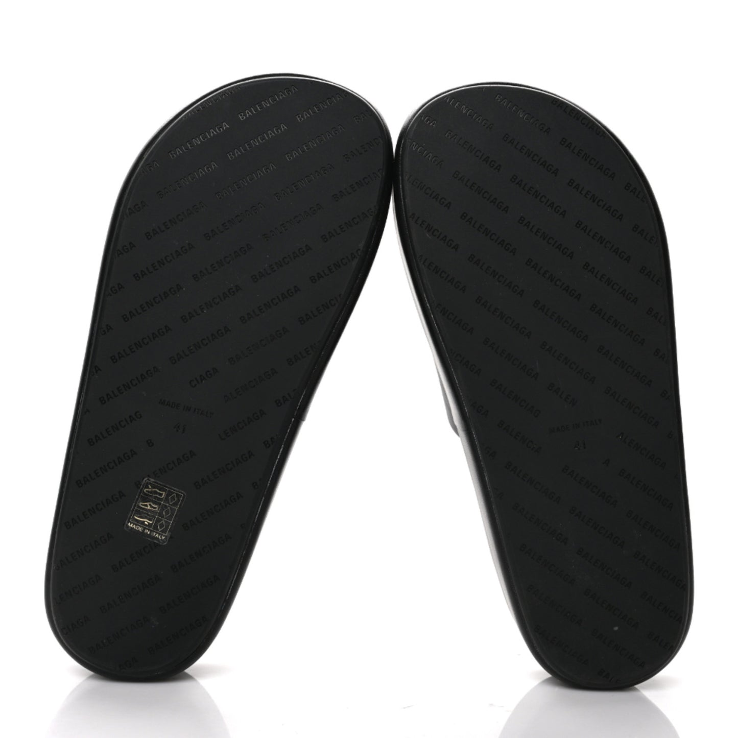 Smooth Nappa Logo Rise Platform Sandals 41 Black White