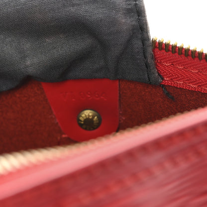 Louis Vuitton Epi Speedy 30 Castillan Red 7 of 10