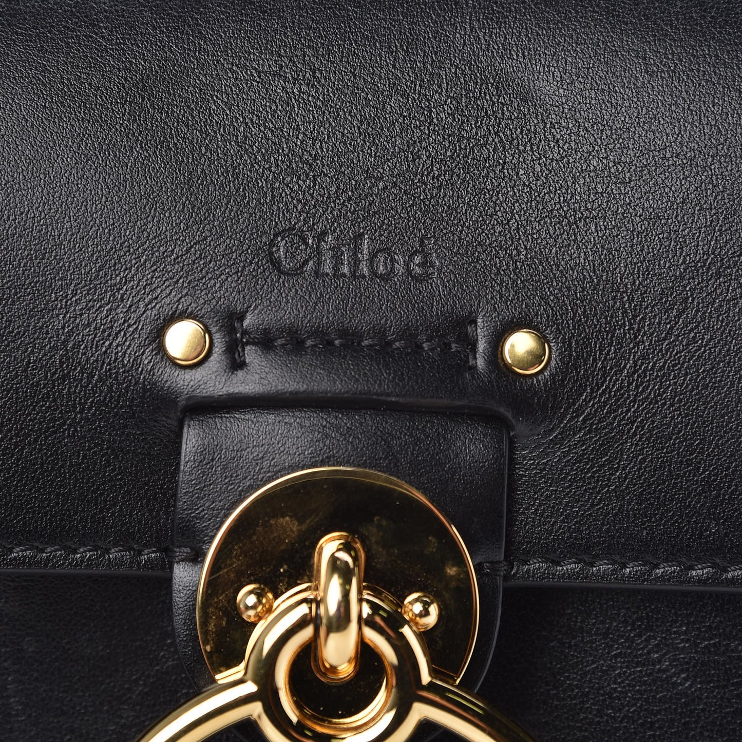 Calfskin Small Tess Bag Black
