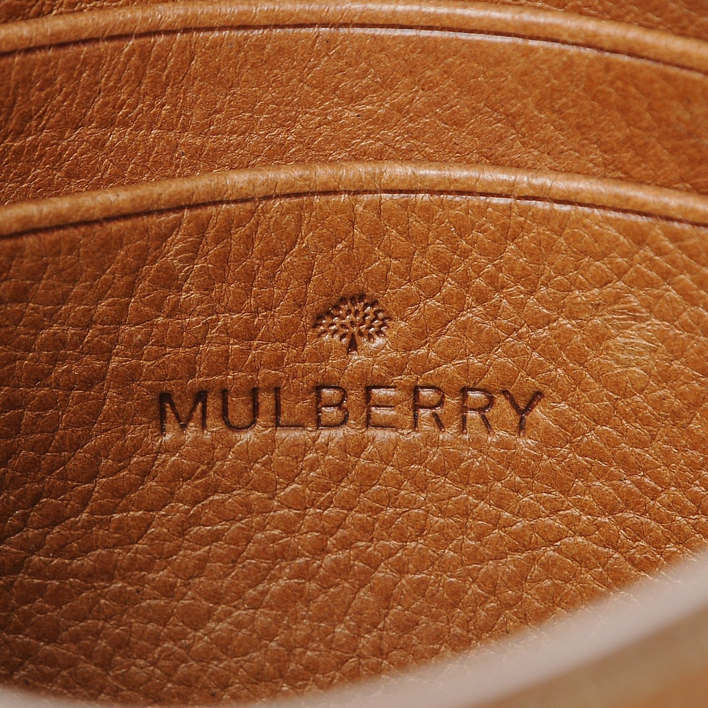 Natural Calfskin Mini Lily Oak