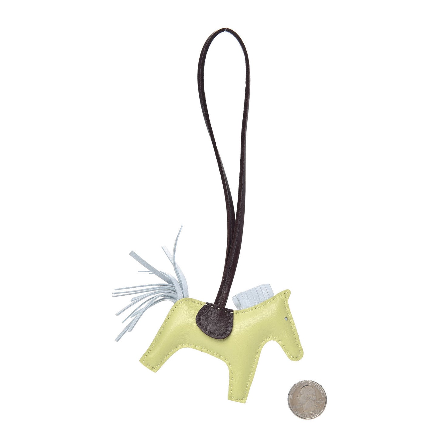 Milo Lambskin Grigri Rodeo Horse Bag Charm PM Jaune Bourgeon Bleu Brume Rouge Sellier