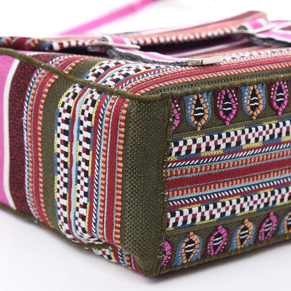 Christian Dior Canvas Embroidered Diorcamp Messenger Vert Multicolor 7 of 8