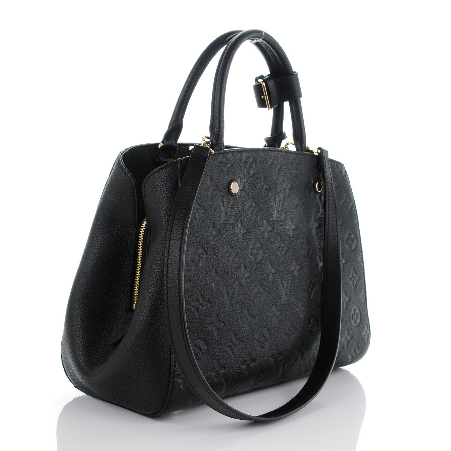 Louis Vuitton Empreinte Montaigne MM Black 3 of 7