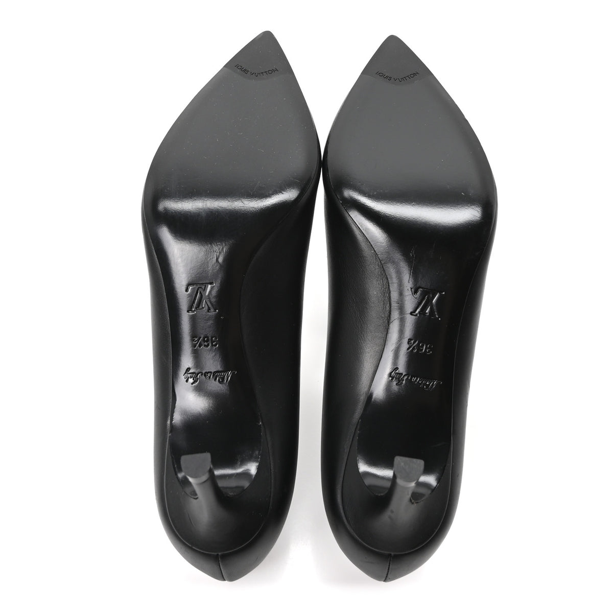 Calfskin Cherie Pumps 37.5 Black