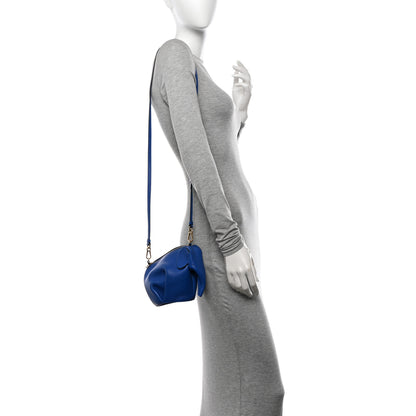 Loewe Calfskin Mini Elephant Crossbody Bag Electric Blue 2 of 13