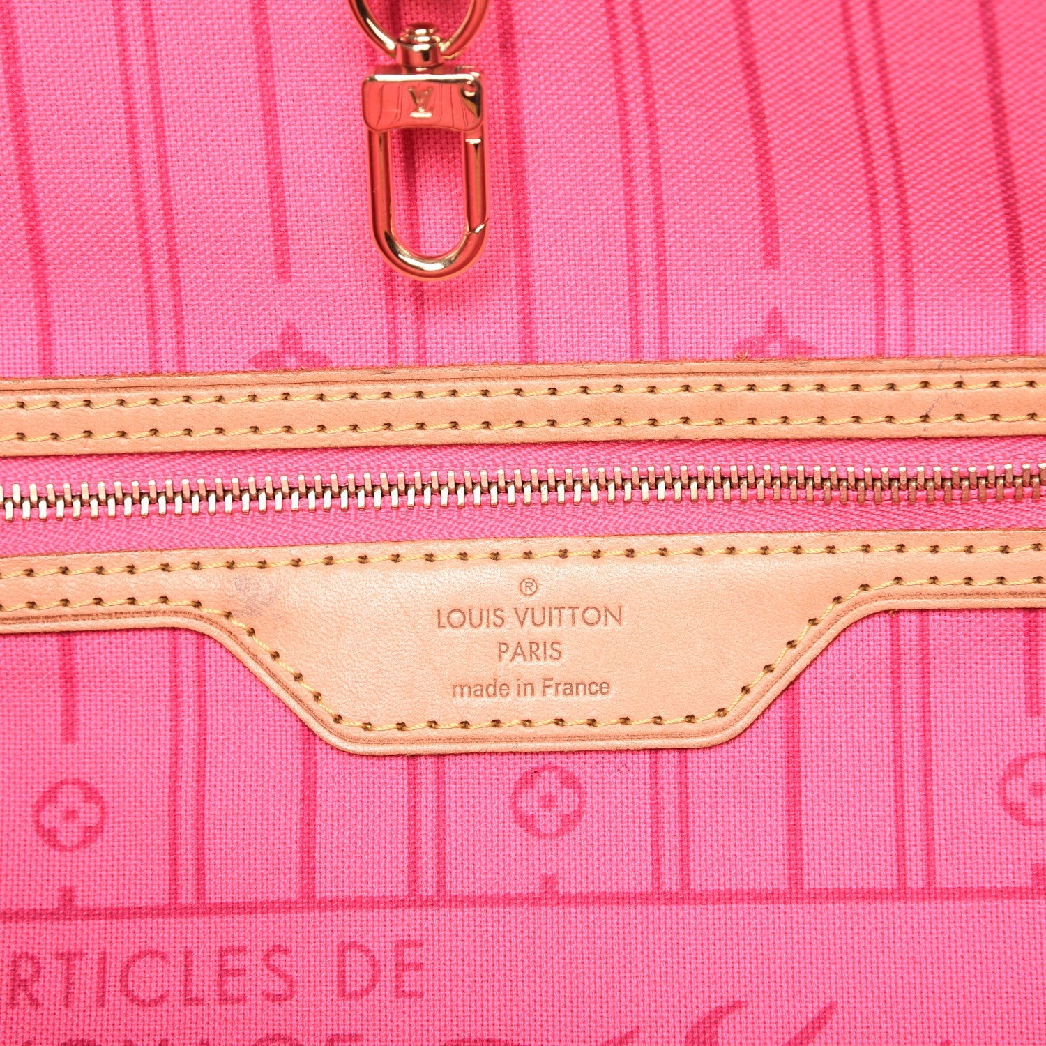 Louis Vuitton Monogram Roses Neverfull MM 6 of 10