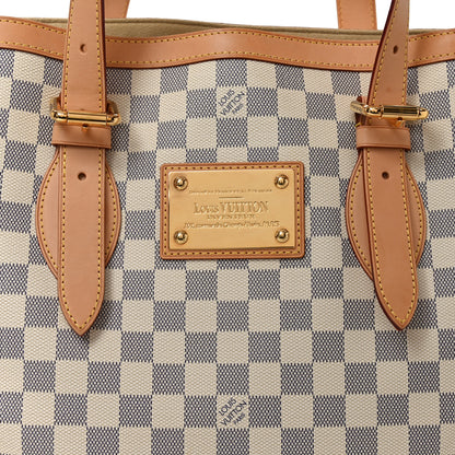 Louis Vuitton Damier Azur Hampstead MM 7 of 9