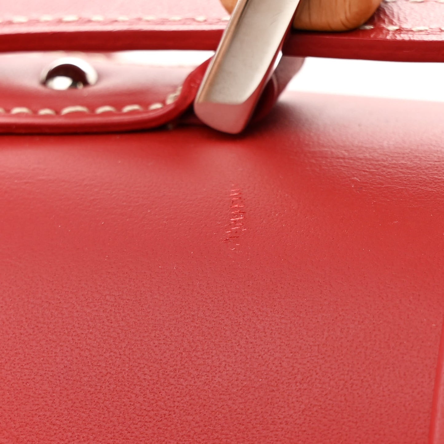 Goyardine Structure Mini Saigon Red