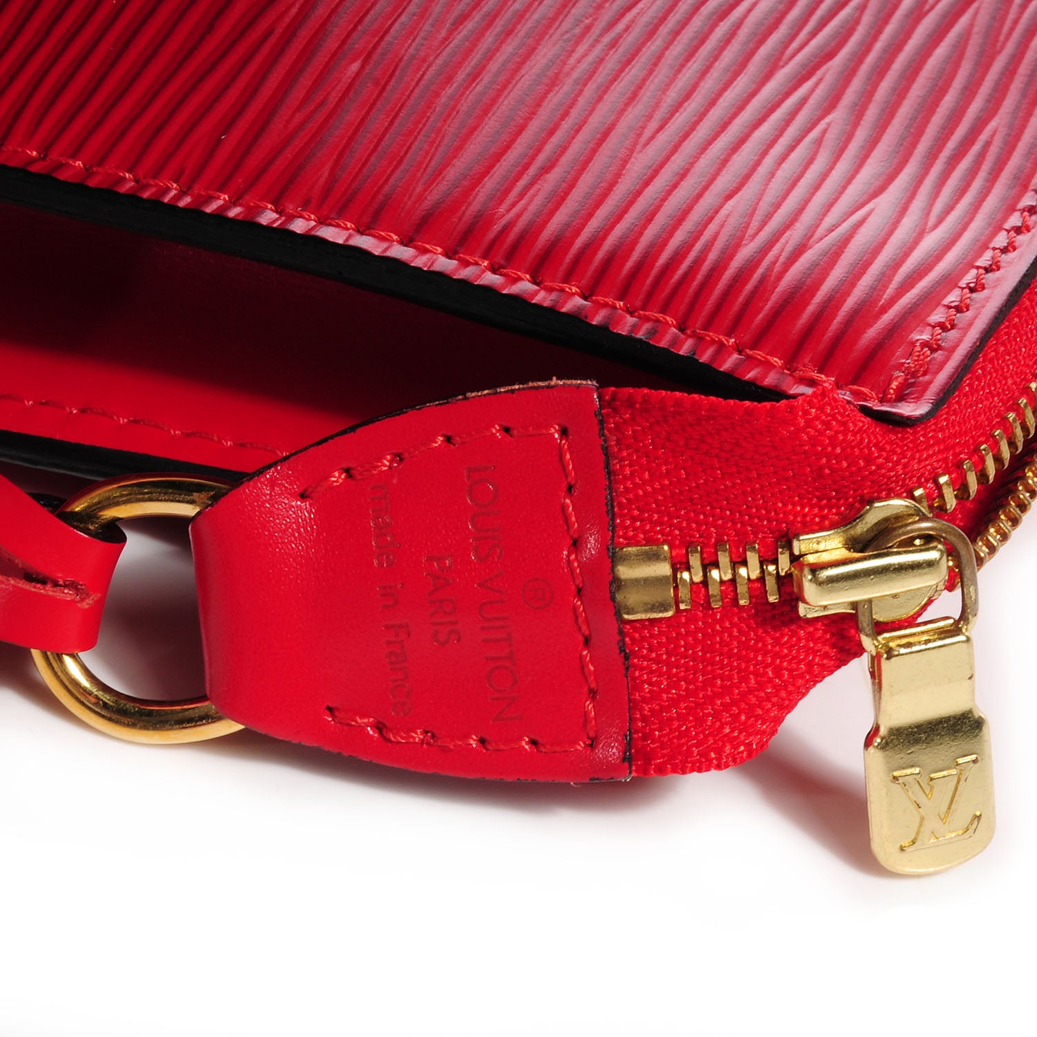 Louis Vuitton Epi Pochette Accessories 21 Rouge 5 of 7