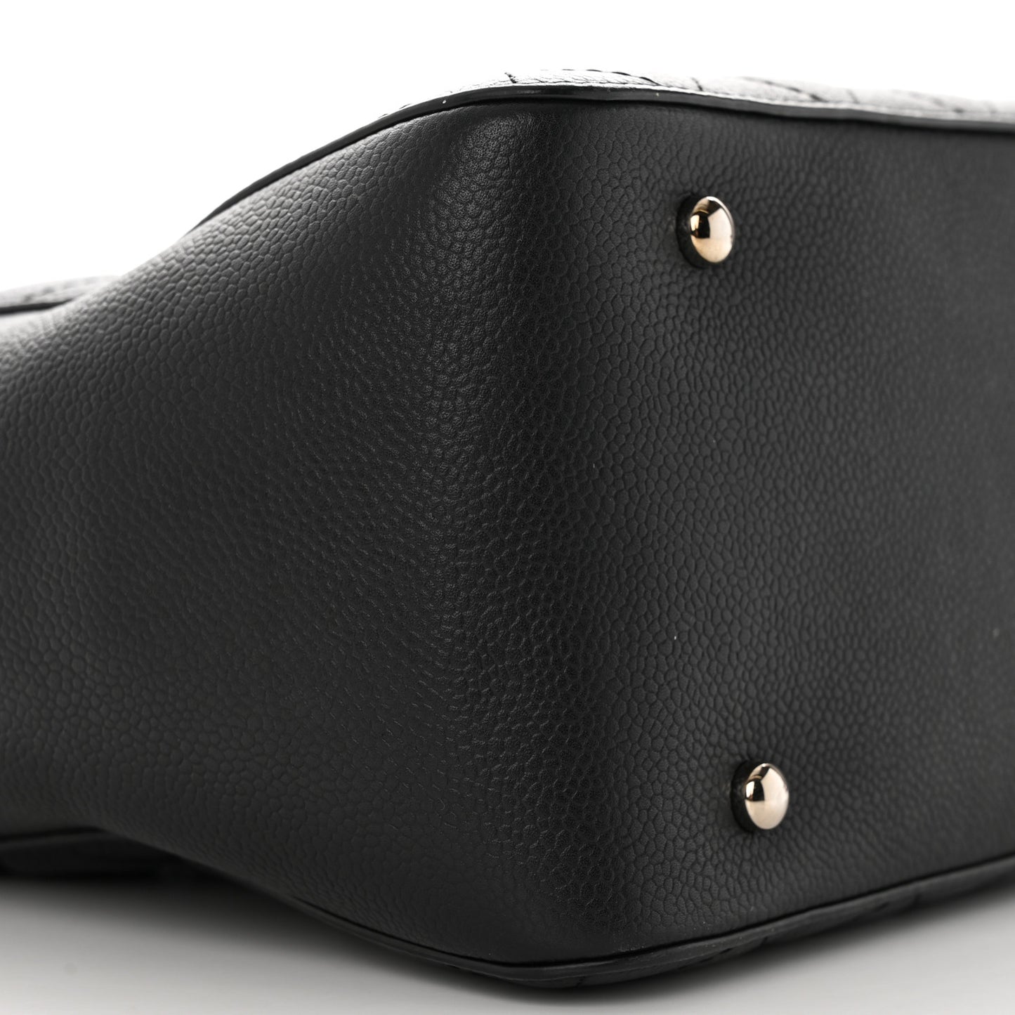 Caviar Quilted Small CC Box Shopping Tote Black