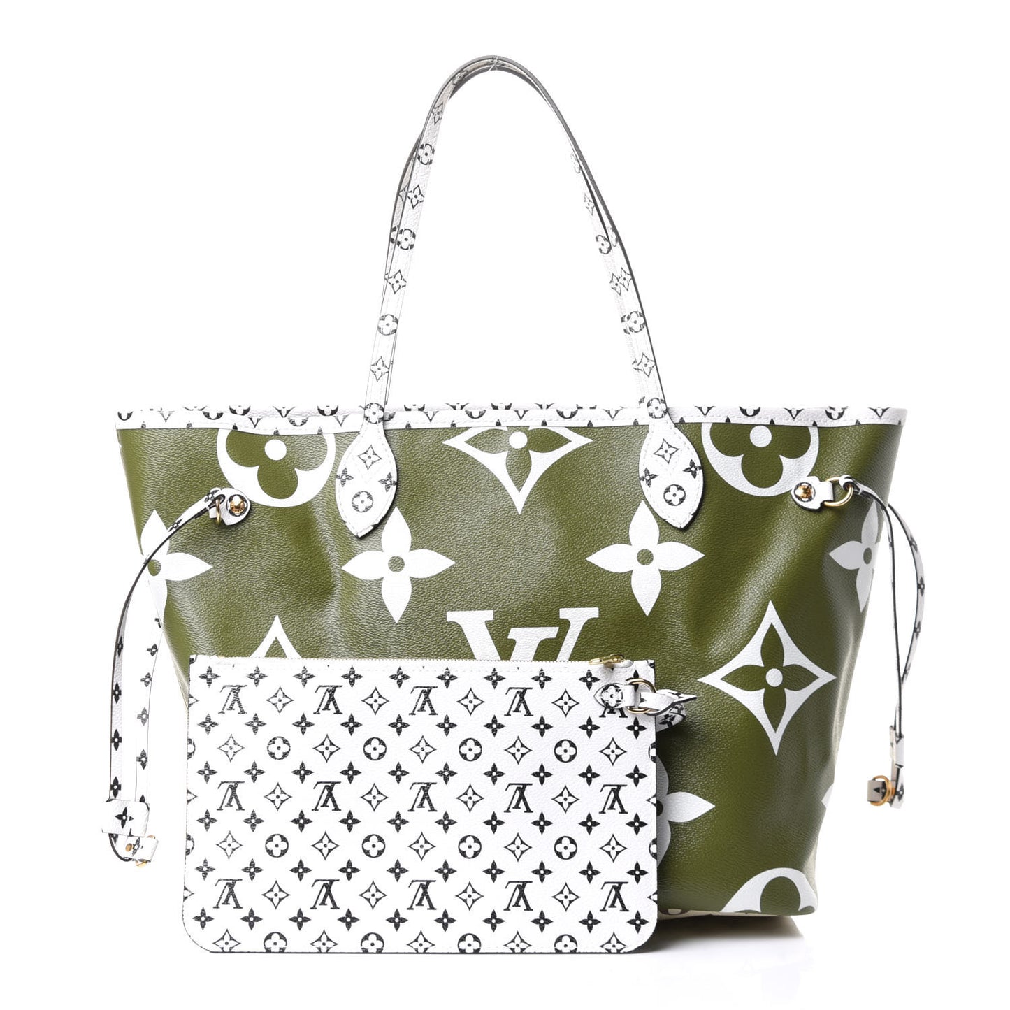 Monogram Giant Neverfull MM Kaki