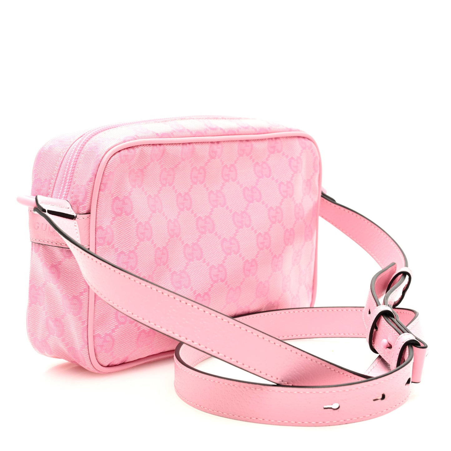 GG Crystal Monogram Mini Shoulder Bag Sugar Pink