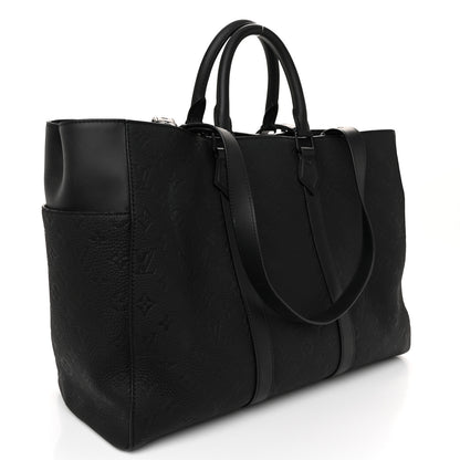 Louis Vuitton Taurillon Monogram Sac Plat 24H Black 3 of 9