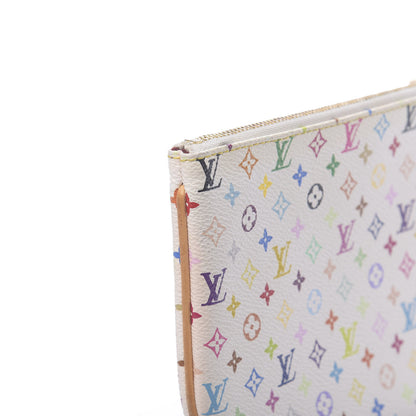 Louis Vuitton Monogram Multicolor Pochette Plate GM White 8 of 9