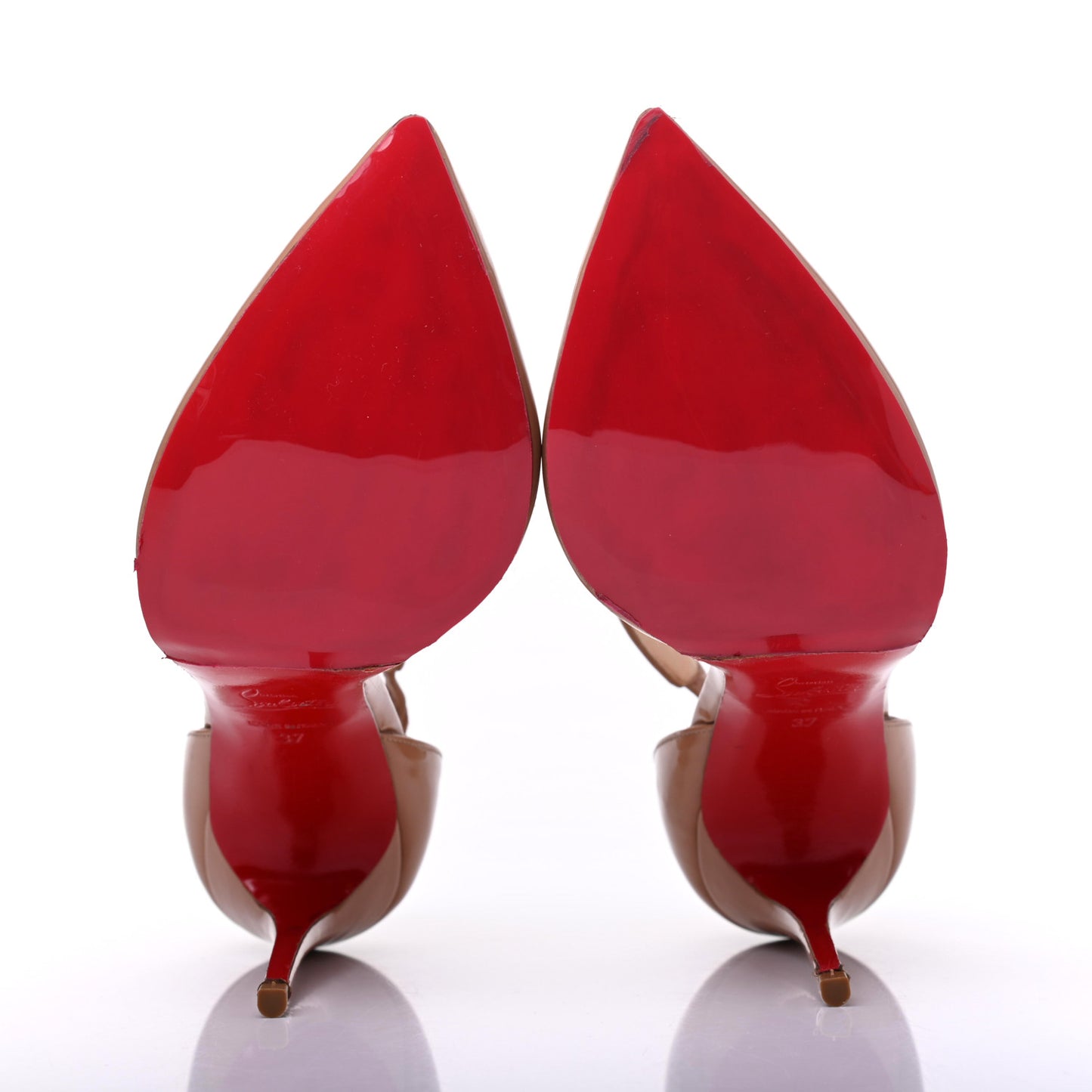 Patent Jumping Cross 85 Pumps 37 Nude