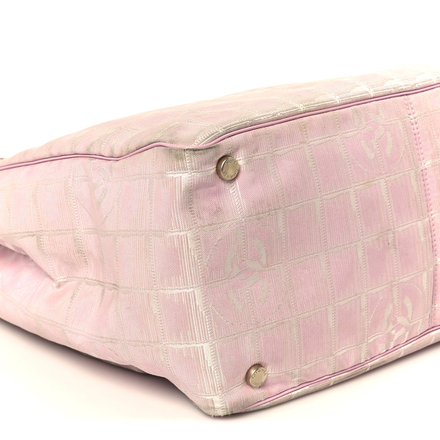 Nylon Medium Travel Tote Pink