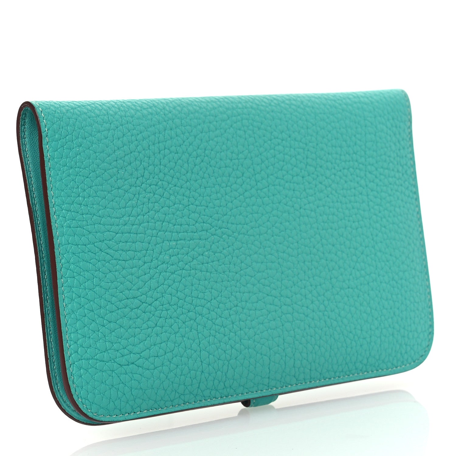 Hermes Togo Dogon Duo Wallet Lagon 4 of 11