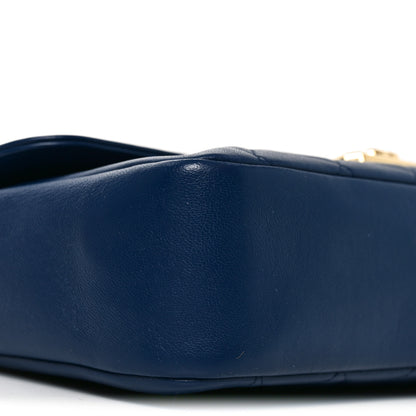 Chanel Lambskin Quilted Large Chic With Me Flap Navy 8 of 9