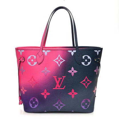 Louis Vuitton Monogram Giant Spring In The City Neverfull MM Midnight Fuchsia 3 of 11