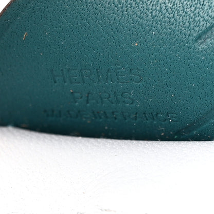 Hermes Milo Lambskin Grigri Rodeo Pegase Horse Bag Charm PM Bleu Brume Sesame Vert Bosphore 4 of 7