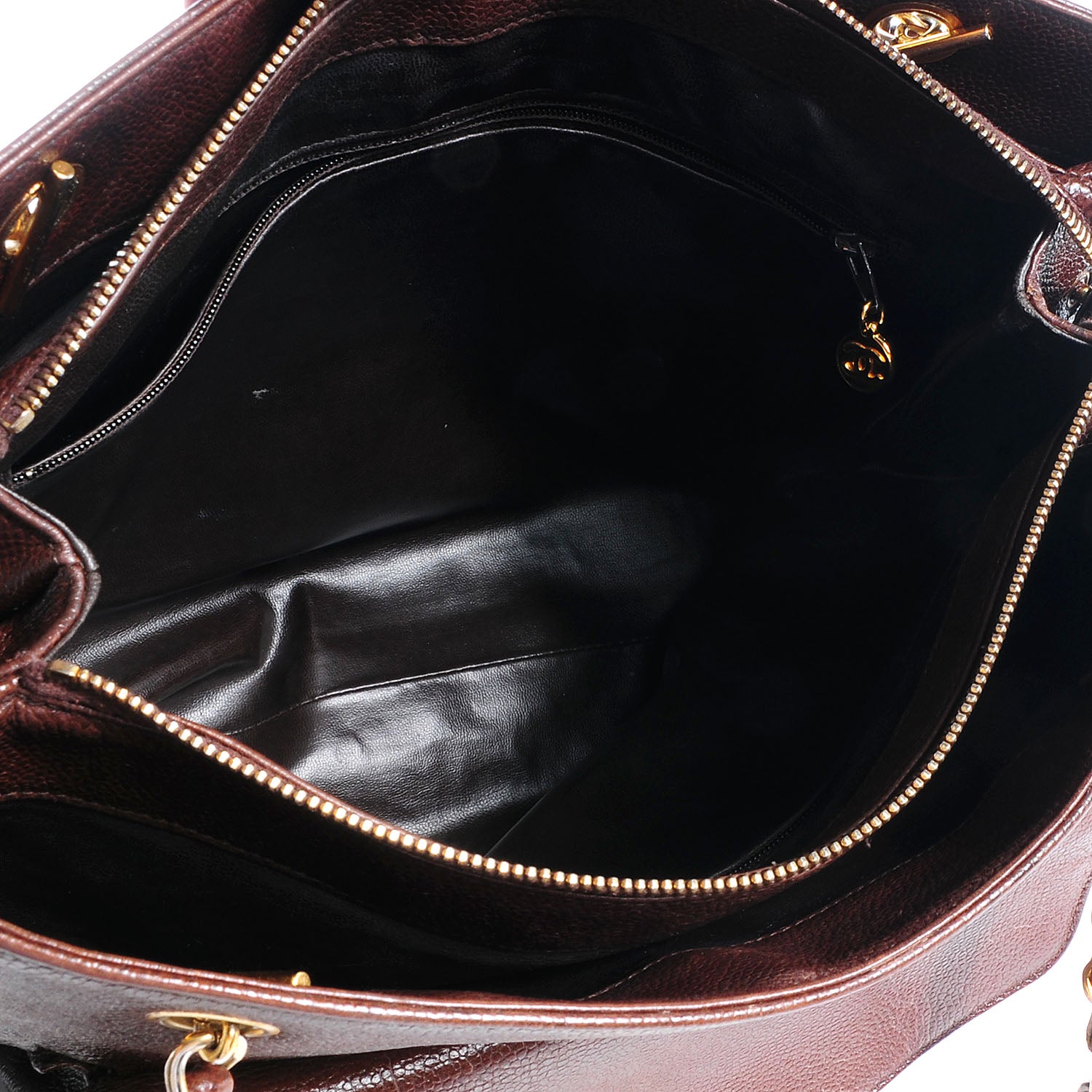 Chanel Caviar Flap Shoulder Bag Brown 5 of 5