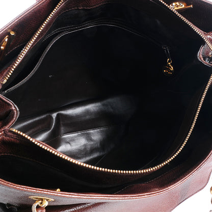 Chanel Caviar Flap Shoulder Bag Brown 5 of 5