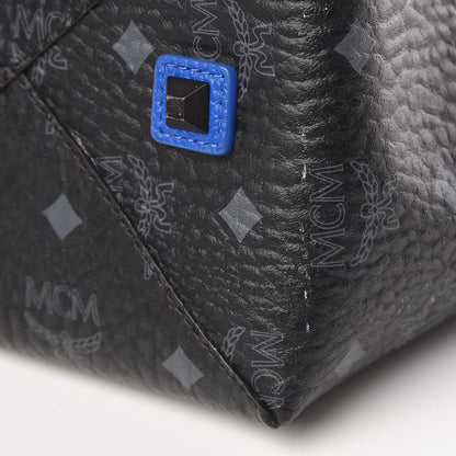 MCM Visetos Medium Shopper Tote Black 15 of 15