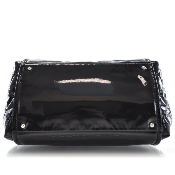 Chanel Vinyl Lipstick Tote Black 6 of 9