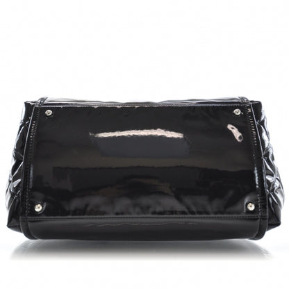 Chanel Vinyl Lipstick Tote Black 6 of 9