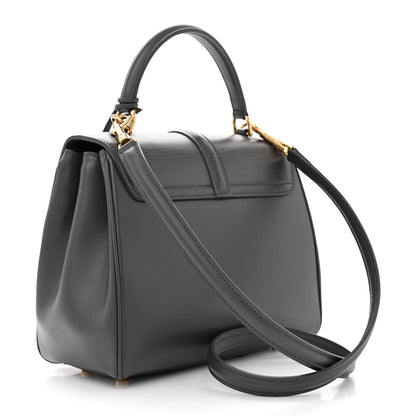 Celine Satinated Calfskin Small 16 Top Handle Bag Gray 3 of 14