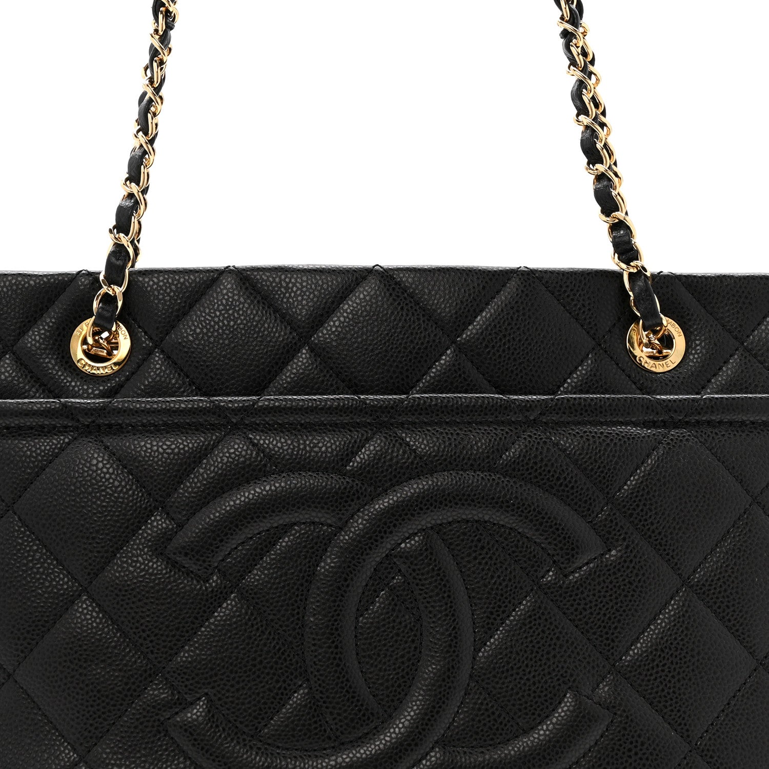 Chanel Caviar Quilted Timeless CC Soft Tote Black 10 of 14