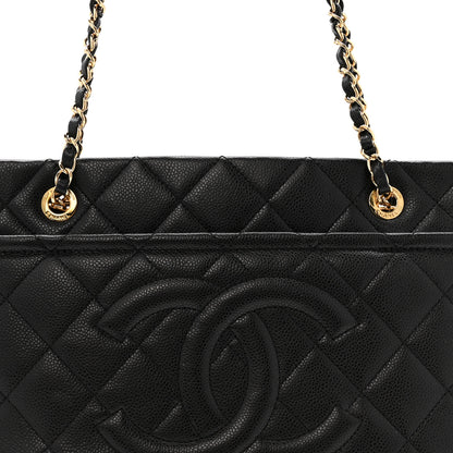 Chanel Caviar Quilted Timeless CC Soft Tote Black 10 of 14